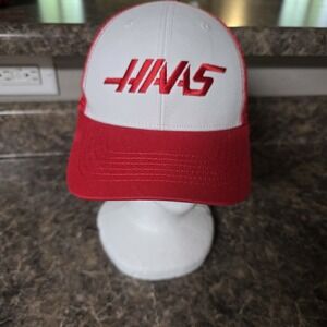 Stewart-Haas‎ Racing Red/White Adjustable Strapback Trucker Cap  Embroidered 00